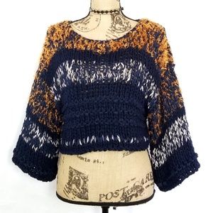 Anthropologie Hand Knit by Dollie Women's Size M 